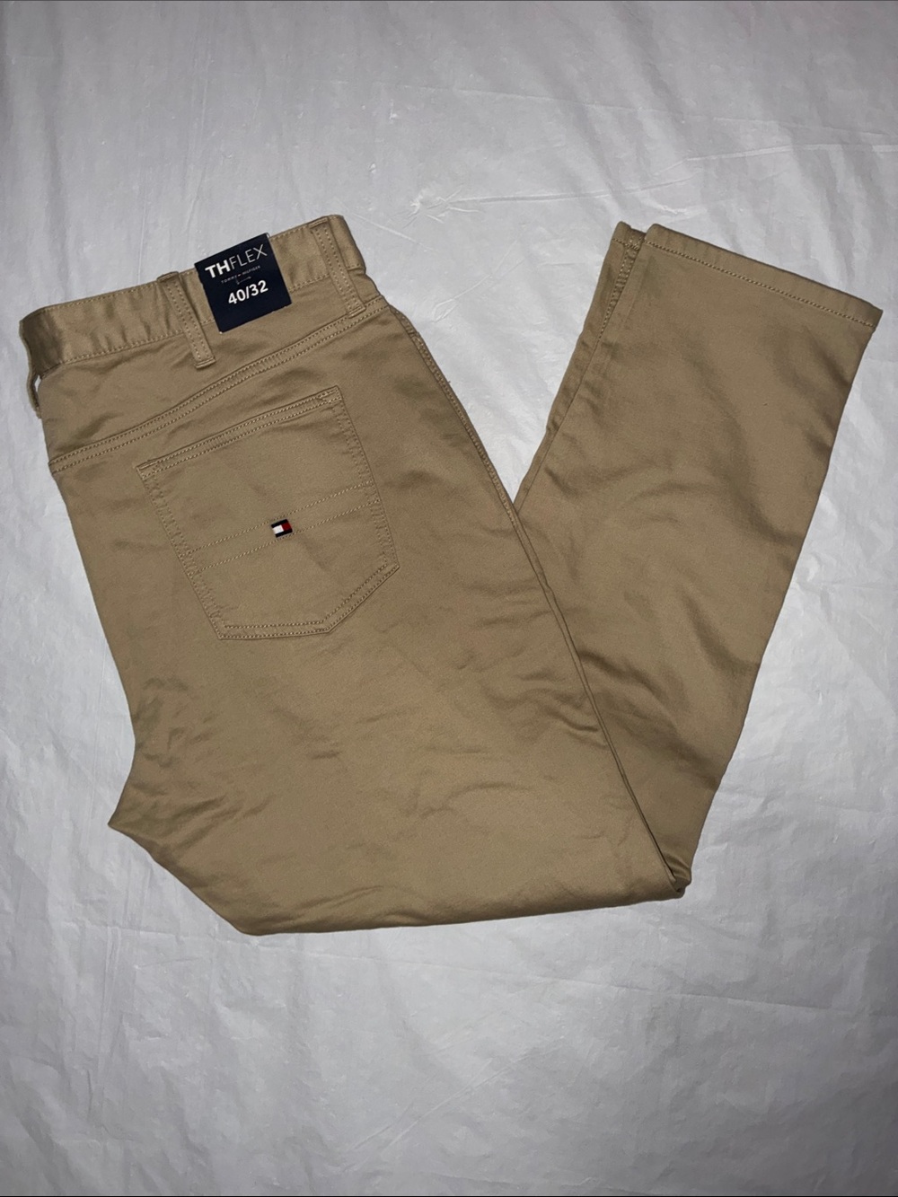 Tommy Hilfiger Men’s Khaki Stretch Chinos